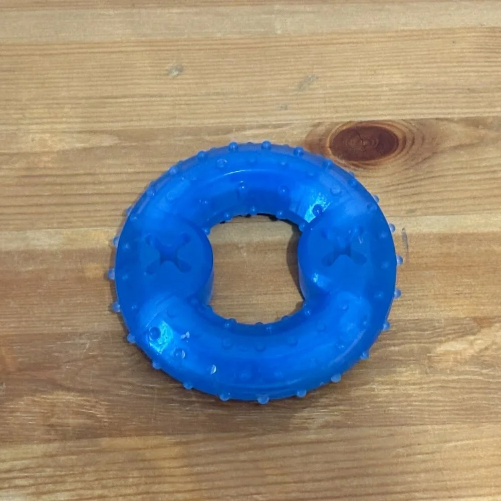 Pet Teether Cooling Chew Toy for Dogs and 2 Puppy KONG Natural Teething Rubber